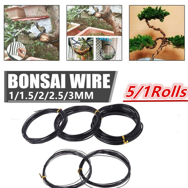 Bonsai Wires Anodized Aluminum Bonsai Training Wire 1/1.5/2/2.5/3mm Wish