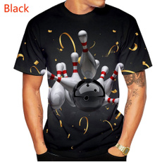 bowling3dtshirt, Fashion, casualclothing, Pullovers