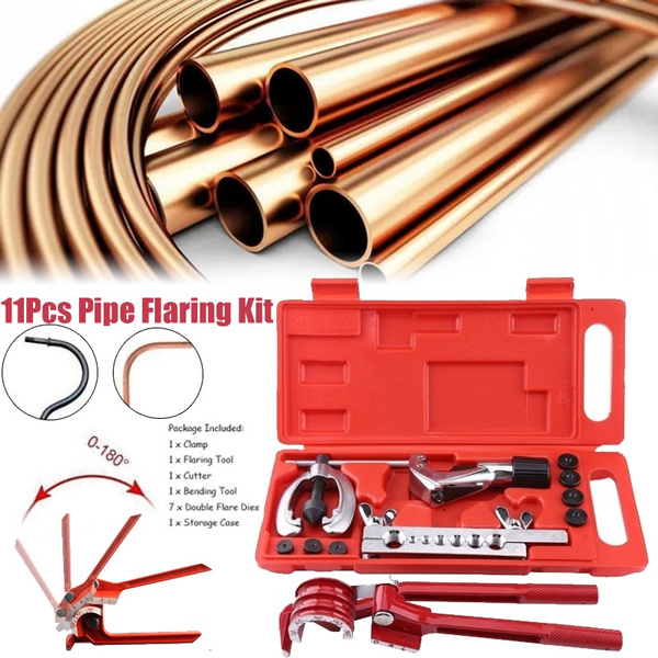 2020 11pc Pipe Flaring Kit Brake Fuel Tube Repair Flare Kit With Cutter ...