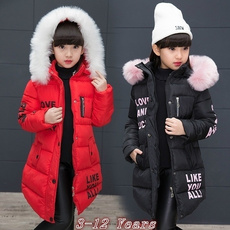 cute, downovercoat, fur, Winter