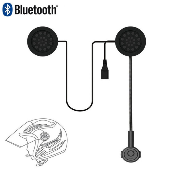 MH02 Motorbike Bluetooth Helmet Earphone Long Standby Headset Wish
