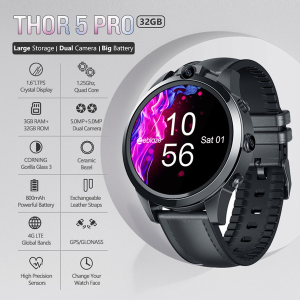 Thor 5 dual 4g clearance lte smartwatch