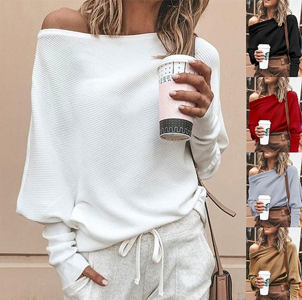 Off shoulder winter discount tops