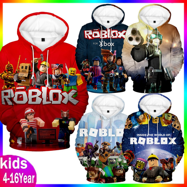 New Kids Fashion Roblox 3d Print Hoodies For Boy And Girl Hoodies Pullovers Sweatshirts Hoodies Geek - roblox red hood shirt