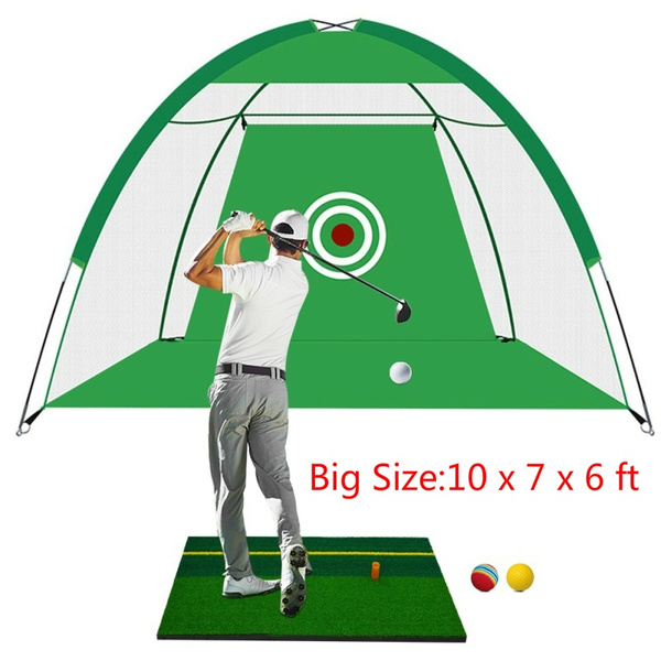 golf practice nets and mats