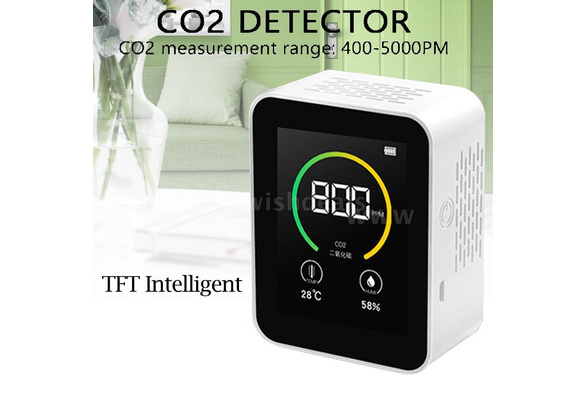 air Quality Measurement Device Humidity and CO2 Gas Concentration CO2 Carbon Dioxide Detector Display Temperature Vogvigo CO2 Measurement Device 400-5000PPM Measurement Range