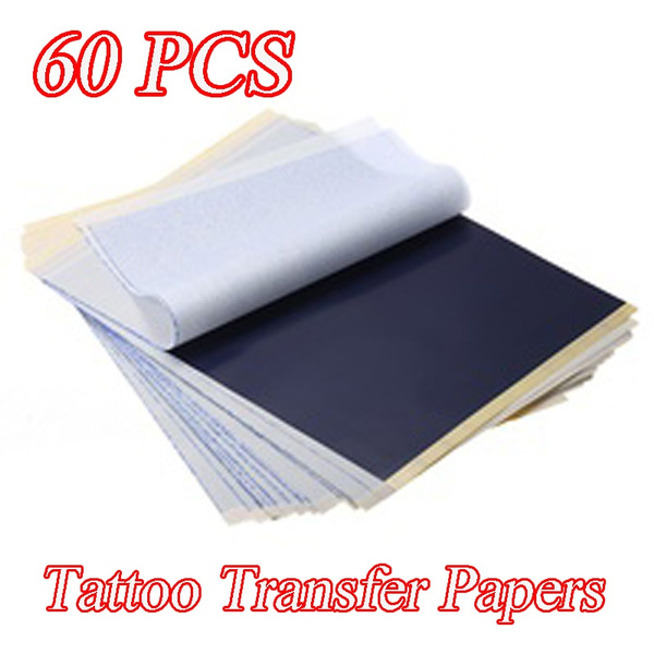 5/10/15/20/25/30/35/40/45/50/60Pcs A4 Tattoo Transfer Paper Tattoo Supplies  Carbon Thermal Transfer Paper Tattoo Stencil Copy Tracing Paper Accessory