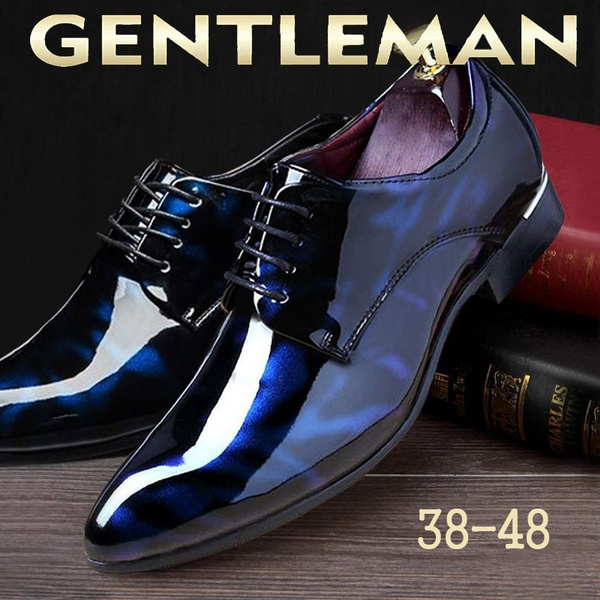 Zapatos formales para hombre de gran tamaño con cordones de cuero Zapatos formales para hombre de gran tamaño con cordones de cuero