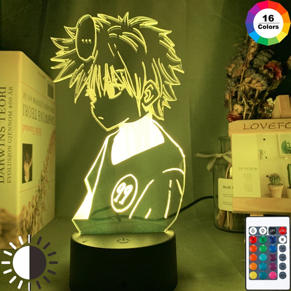 7 16 Colors Anime Hunter X Hunter Led Night Light Killua Zoldyck Figure Nightlight Color Changing Usb Table 3d Lamp Gift For Fans Wish 7 16 Colors Anime Hunter X Hunter Led Night Light Killua Zoldyck Figure Nightlight Color Changing Usb Table 3d Lamp Gift For Fans Wish