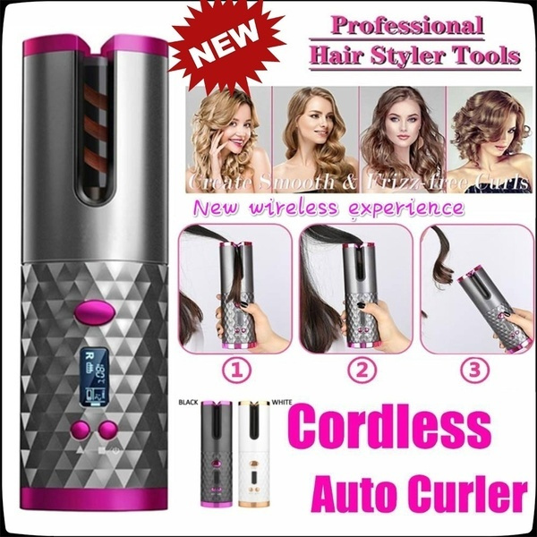 cordless rotating hair brush