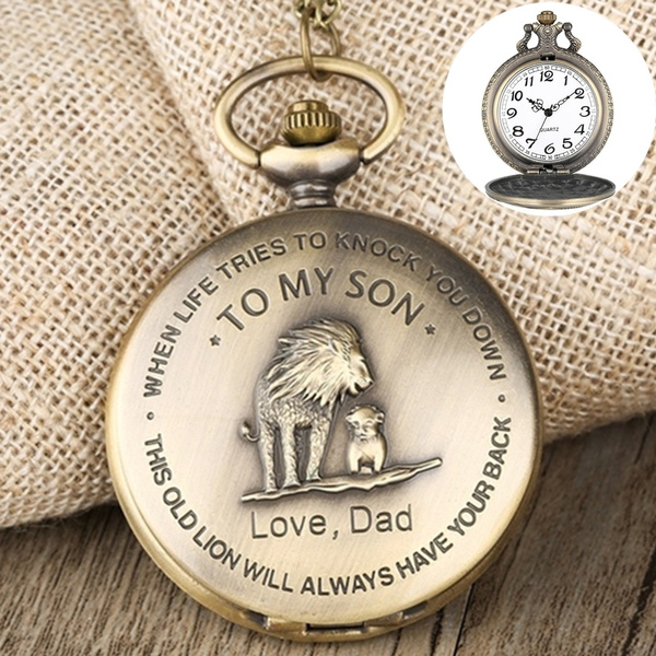 Pocket watch hotsell to my son