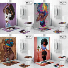 africanshowercurtain, hair, Bathroom, lovely