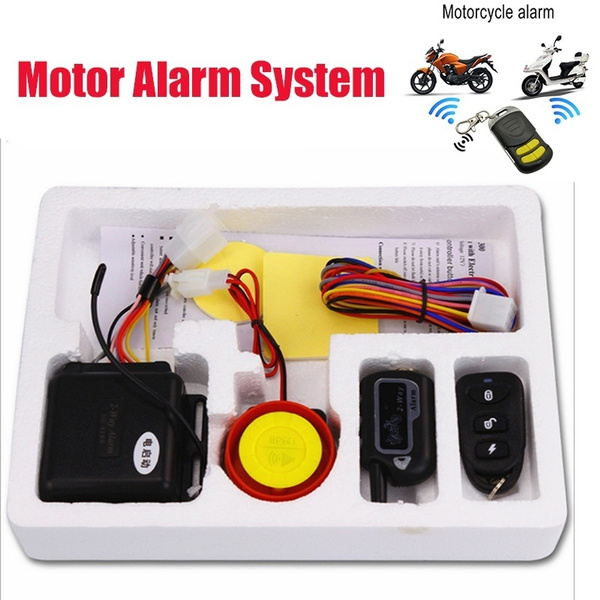 Universal Two-way Motorcycle Scooter Anti-theft Security Alarm System Moto  Remote Control Engine Start Alarme Moto Speaker Key