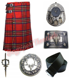 Antique, kiltbelt, kiltsporran, kiltbrooch