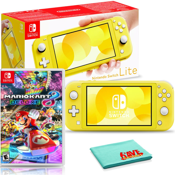 Nintendo Switch Lite with Mario Kart 8 Deluxe Bndle 