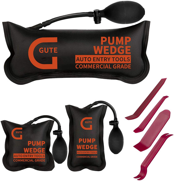 Gute Air Shim, Car Air Wedge Pump, 3PCS Inflatable Air Wedge Pump