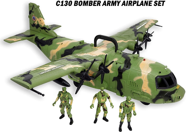 Smart Novelty Giant C130 Bomber Army Airplane Toy for Kids - Air Force ...