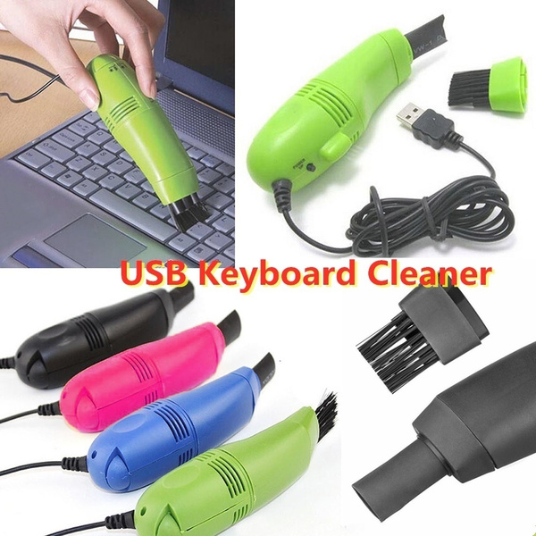 Mini Computer Vacuum USB Keyboard Cleaner PC Laptop Brush Dust