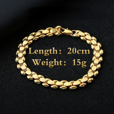 Charm Bracelet, 8MM, Personalized Jewelry, domineeringbracelet