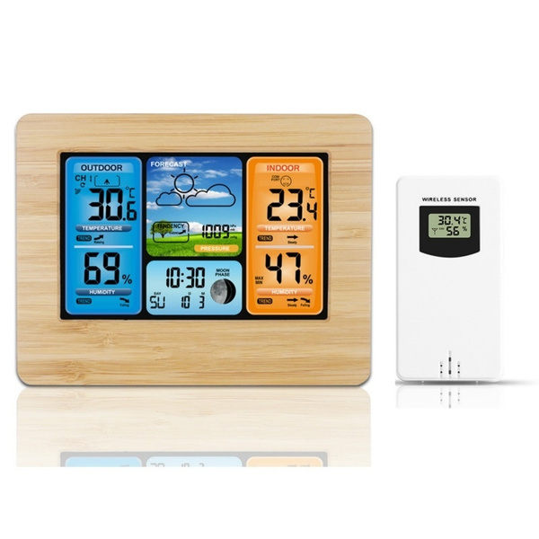 1PC Weather Forecast Station Temperature and Humidity Monitor Colorful