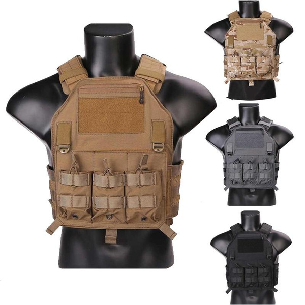 Emersongear 420 PLate Carrier tactical Vest outdoor shooting Military Molle  Combat 420 Vest EM7362 Multicam Black