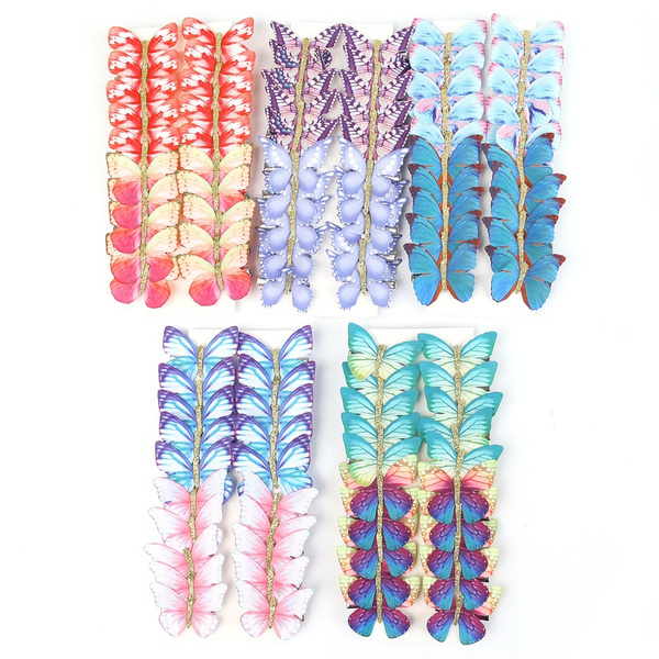 Download Butterfly Hair Clips 3d Butterfly Hair Clips For Women Party Hair Accessories Wish