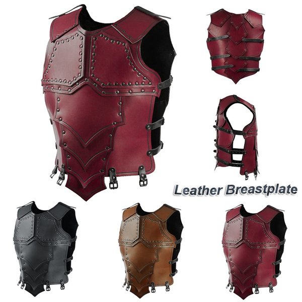  Medieval Leather Men's leather body armor; armor