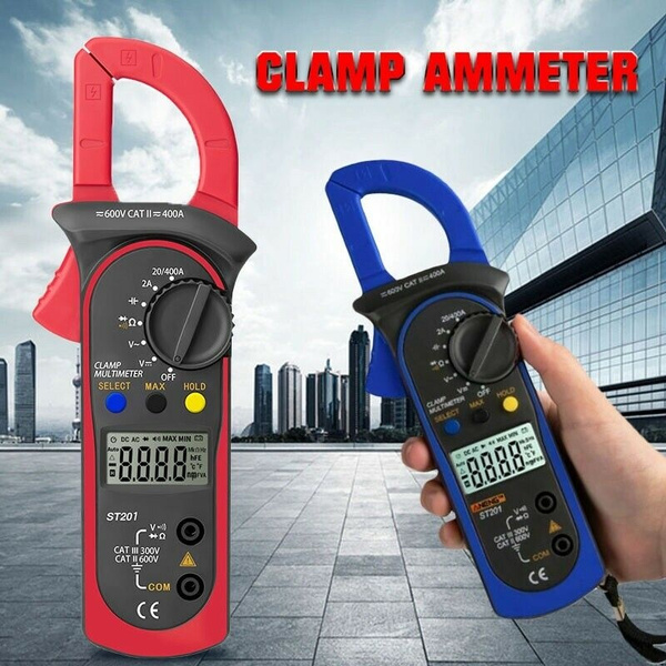 Digital Multimeter Tester AC DC Volt Ohm Amp Clamp Meter Auto Range LCD Handheld