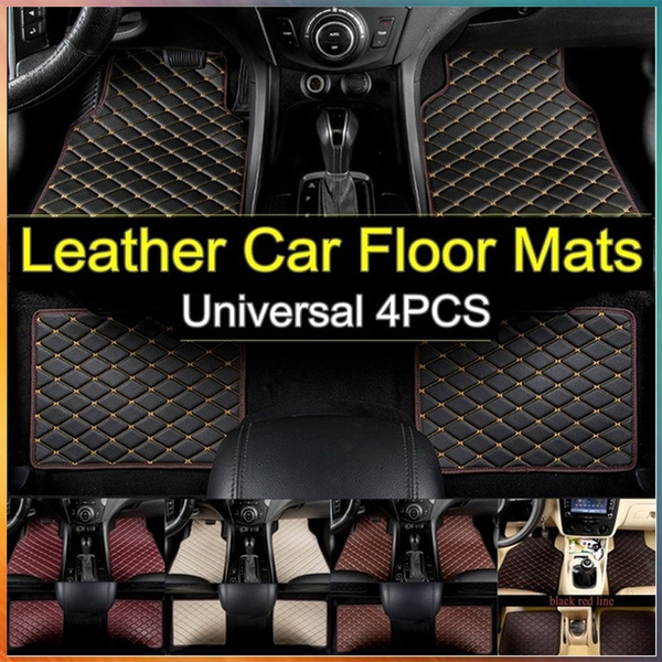 New 1/2/4PCS Waterproof Universal Car Floor Front & Rear Mats