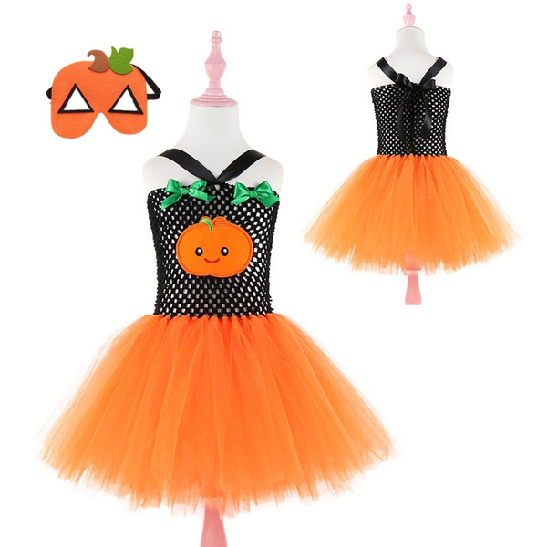 Pumpkin Tulle Dress