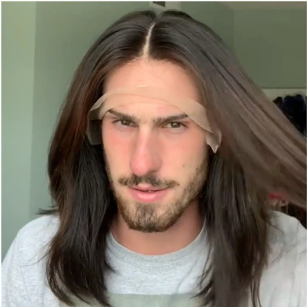 Long hair clearance wigs for mens