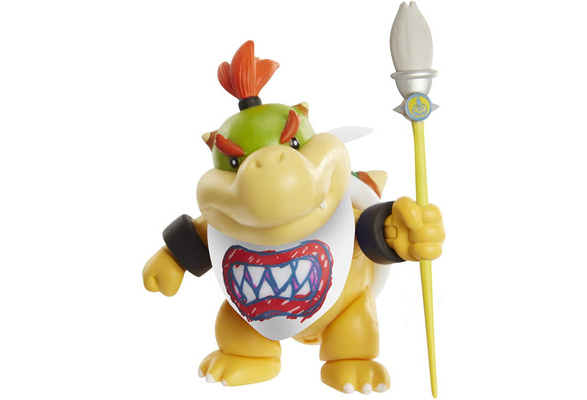  Nintendo Joojee Super Mario Figure Bowser Jr. w/Paint Brush  (ex), 10 cm Exclusive, (13261) : Video Games