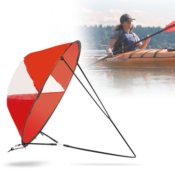 42in Portable Downwind Wind Paddle Instant Popup Board Sail Kayak Accessory 