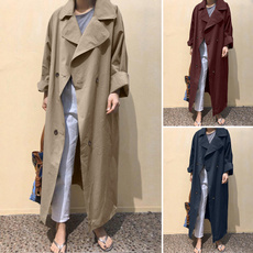 fullsleevecoat, Women, Plus Size, solidcoat