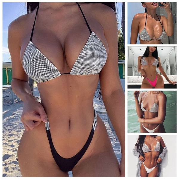 diamond bathing suit top
