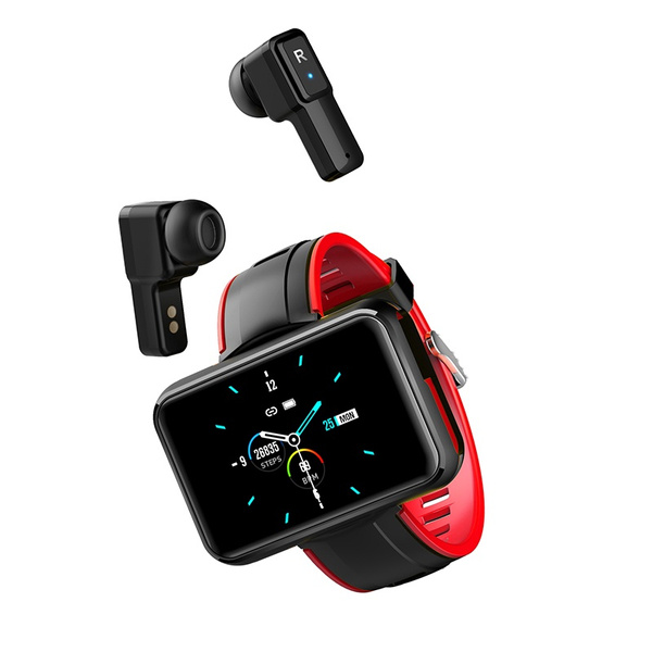 Smartwatch with wireless headphones hot sale