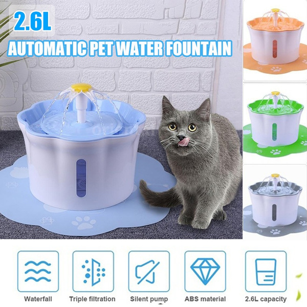 Cat Feeding Mats, Cat Drinking Water Fountains & Cat Bowls