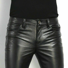 Fashion, pants, leather, Spring