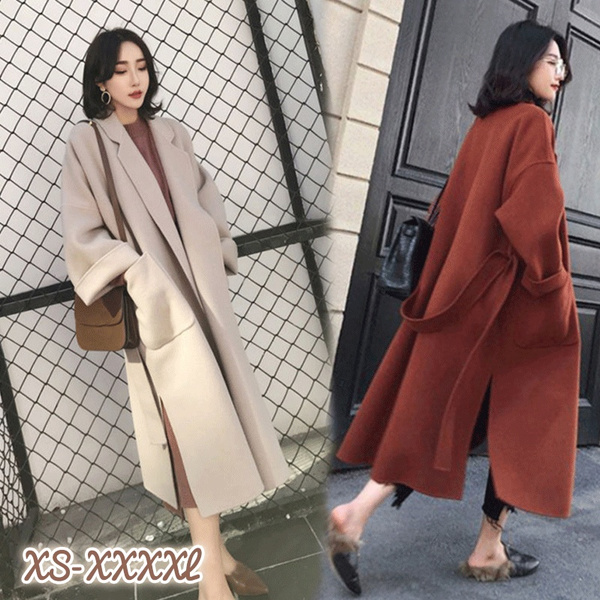thick woolen coat