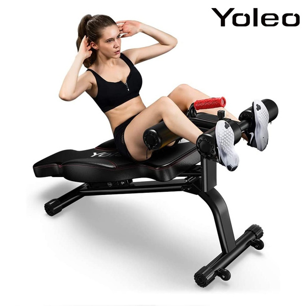 Yoleo Adjustable Weight Bench for Full Body Workout, Foldable Bench Press  Bench of Home Gym Strength Training, Incline Decline Flat Utility Workout