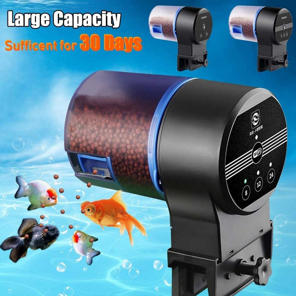 Automatic Fish Feeder WIFI Dispenser Programmable Smart Fish Food for