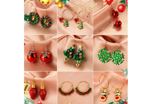 Cute Christmas Earring Set Elk Earrings 