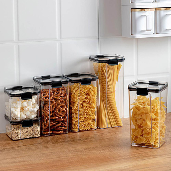 Kitchen Dining Airtight Rice Dispenser Cover Rice Bucket For