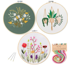 crossstitch, Flowers, embroiderythread, embroiderykit