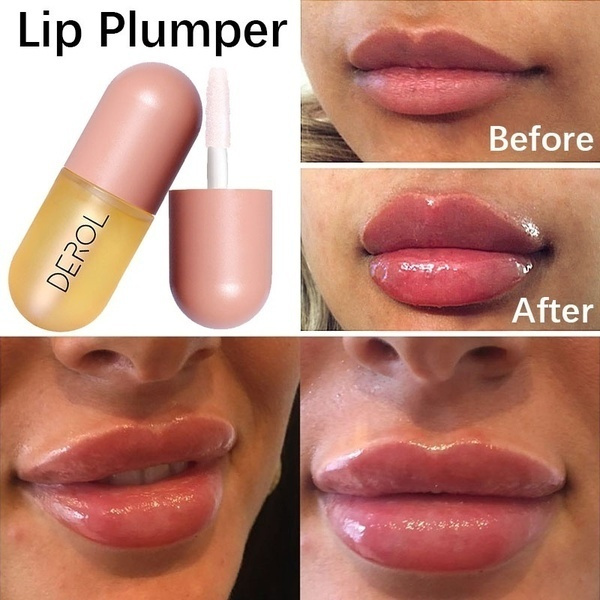 Natural Lip Plumper Lip Plumping Gloss Lip Plumper Lip Gloss Lip Plumper  City Lips Plumper Moisturizing Clear Lip Gloss For Fuller Lips & Hydrated  Beauty Lips 5.5Ml