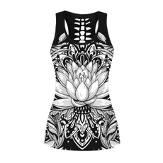 blouse, Summer, Vest, Flowers