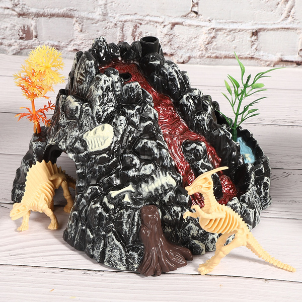 t rex volcano toy