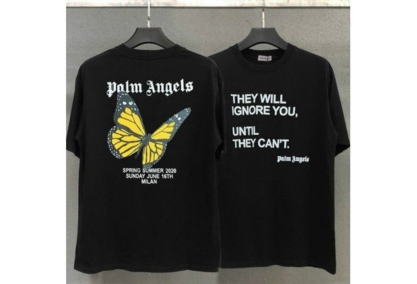 palm angels shirt butterfly