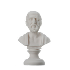 Statue, alabaster, ko, hippocratesofko