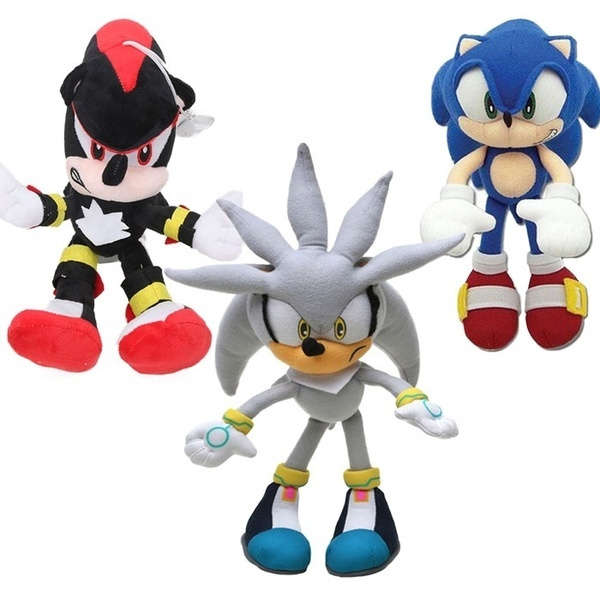 sonic shadow silver plush